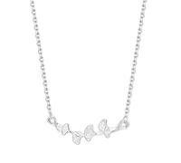 Elegante collana in argento S999 con foglia di ginkgo, lunghezza regolabile 40,6 + 5 cm, senza nichel e piombo, perfetta per tutti i giorni e occasioni speciali