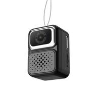 Elegante collana in miniatura con fotocamera dal design leggero per liberare le mani e look alla moda per occasioni per feste elegante collana video