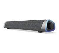 Elegante compagno audio da scrivania, altoparlanti HiFi per computer alimentati tramite USB con ingresso Aux da 3,5 mm, suono surround ed effetti LED