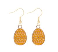 Elegante coniglio pasquale a forma di carota in design in lega per comfort e tempo Utilizzare eleganti orecchini in lega per le occasioni., Taglia unica, come descritto