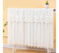 Elegante copertura in pizzo per termosifoni, tiene lontana la polvere, migliora l'aspetto estetico (220 cm)