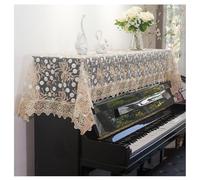 Elegante copertura per pianoforte verticale in stile europeo, copertura per pianoforte in tessuto, copertura per panca per pianoforte, suona il pianoforte senza prendere M. 58 * 150cm
