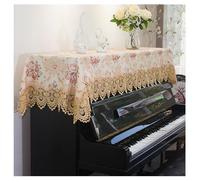 Elegante copertura per pianoforte verticale in stile europeo, copertura per pianoforte in tessuto, copertura per panca per pianoforte, suona il pianoforte senza prendere H 58 * 118cm