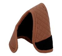 Elegante copertura per pomello del cambio dell'auto, in pelle PU, migliora l'interno del veicolo con comfort (marrone)