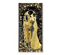 Elegante copertura per porta dorata, striscioni romantici per coppie, design artistico floreale, decorazione per porta d'ingresso, per interni ed esterni, San Valentino, sfondo da appendere 91 x 183