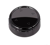 Elegante copertura per pulsanti multimediali per auto BMW, montaggio su più modelli (nero)