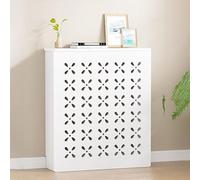 Elegante copertura per termosifone con griglia, facile da montare e senza bisogno di punzonatura, perfetta per soggiorno e camera da letto, 70 x 70 x 25 cm, facile da pulire, spazio più bello.