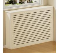 Elegante copertura per termosifone in PVC, griglia traspirante per soggiorno, camera da letto e corridoio, 80 x 70 x 23 cm, decorazione moderna per la casa e soluzione funzionale