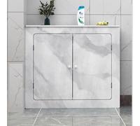 Elegante copertura per termosifone moderna con armadio a 2 ante e griglia a feritoia, perfetta per appartamenti 70 x 70 cm, elegante soluzione per il rifugio del riscaldatore