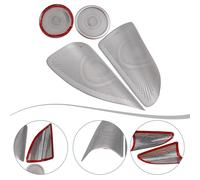Elegante copri altoparlanti porta argento per Mercedes W166GLE ML per X166GLS GL