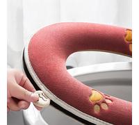 Elegante Copri Sedile WC Impermeabile con Maniglia di Sollevamento per Facile Ma