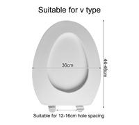 Elegante Copri Sedile WC Impermeabile EVA Comodo e Rimovibile