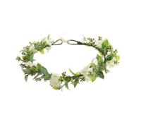 Elegante copricapo a forma di corona da vacanza for spose e damigelle, accessorio for capelli con pettine floreale(GreathA)