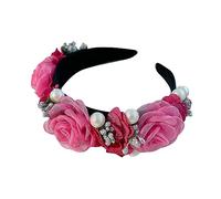 Elegante copricapo per capelli a grappolo con fiori 3D, accessorio per capelli da donna