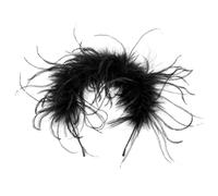 Elegante copricapo piumato per feste di Natale, decorazione per capelli da indossare tutti i giorni e occasioni speciali