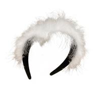 Elegante copricapo piumato per feste di Natale, decorazione per capelli da indossare tutti i giorni e occasioni speciali