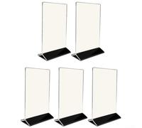Elegante cornice in acrilico double-face per esporre ricordi, perfetta per occasioni speciali ed eventi (verticale 10 x 15 cm)