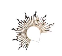 Elegante coroncina a forma di testa di serpente, accessorio per feste alla moda, adatto per un look elegante e misterioso