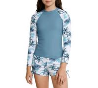 Elegante Costume da Bagno in Due Pezzi per Ragazze, Divertimento alla Moda con vestibilità Comoda e Protezione Solare per Bambini, Ideale per Nuotare in Spiaggia o in Piscina. #I324