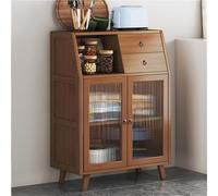 Elegante credenza mobile, piccola casetta prefabbricata per la cucina, versatile scaffale per panettieri e isola da cucina, perfetto per foyer e studio (70,1 x 33 x 95 cm)