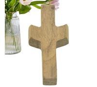 Elegante croce in legno, artigianato di preghiera manuale, piccola croce in legno, dimensioni tascabili, croce in legno, regalo di preghiera, accorciamento della preghiera, accessori a croce in legno