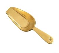 Elegante cucchiaino da tè in ottone per raccogliere foglie di tè e condimenti, essenziale da cucina (A)