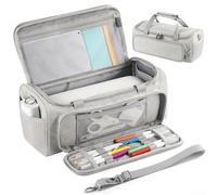 Elegante custodia impermeabile per macchine da taglio Cricut Joy Xtra Smart, con tracolla, compatibile con accessori Cricut Joy Xtra (grigio)