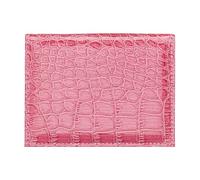 Elegante custodia per carte di credito in PU funzionale e alla moda borsa compatta organizzata portafoglio per uso quotidiano stampa manica documento, C, Bellezza di massa