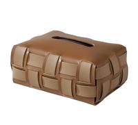 Elegante custodia per fazzoletti in tessuto a due strati, moderna scatola per fazzoletti contemporanea, per scrivania da ufficio