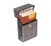 Elegante custodia per sigarette, resistente all'umidità, grande capacità, scatola vintage, per riporre facilmente gli eventi, per feste di carnivals