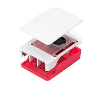 Elegante custodia protettiva con ventola di raffreddamento per RaspberryPi 5 Migliora la funzionalità dei tuoi dispositivi elettronici