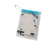 Elegante custodia trasparente in PVC con cerniera, compatta da 7,6 cm, per biglietti, documenti d'identità e conservazione giornaliera, custodia impermeabile in PVC, Blu, Bellezza di massa