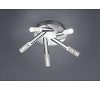 Elegante Deckenleuchte Ø41 , 5cm IN Cromo LED Plafoniera Moderno Bagno Luce [EEK: G]