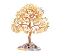 Elegante decorazione per albero portafortuna in cristallo per attirare ricchezza ed energia positiva per scrivanie e decorazione del soggiorno