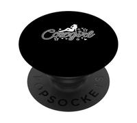 Elegante design a corda da cowgirl PopSockets PopGrip Adesivo