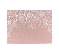 Elegante design floreale in pizzo bianco e coriandoli, puzzle da 500 pezzi per adulti - Puzzle in legno per adulti e anziani