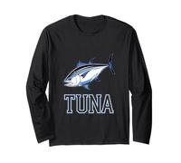 Elegante Design Grafico Tuna Maglia a Manica