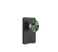 Elegante design in pietra di marmo di giada smeraldo PopSockets PopWallet per MagSafe