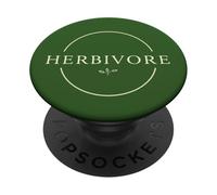 Elegante design naturale a base vegetale erbivoro PopSockets PopGrip Adesivo