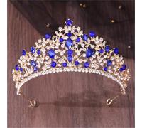 Elegante diadema da sposa con strass a goccia AB Una corona di cristallo di lusso per eventi speciali accessori per capelli, Tiaras, Cristallo