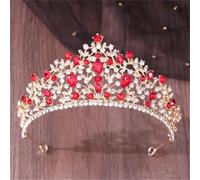 Elegante diadema da sposa con strass a goccia AB Una corona di cristallo di lusso per eventi speciali accessori per capelli, Tiaras, Cristallo