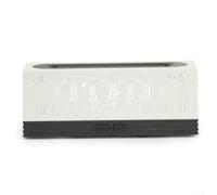 Elegante diffusore e umidificatore da 60 ml con apertura a farfalla unica e illuminazione LED a sette colori per rilassarsi (bianco)