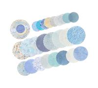 Elegante disco di carta accenti per pianificatori creativi e libri di memoria, sottile decorazione retrò artigianale e forniture di diario retrò adesivo per album di ritagli