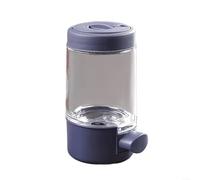 Elegante dispenser di sale in vetro e metallo, costruito per comodità durante la cottura a casa o eventi all'aperto come picnic e barbecue (ABS viola)