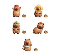 Elegante distintivo Capybara per le donne animale spilla ornamento cena partito gioielli alla moda spilla vestiti accessorio personalità spilla, Misura unica, come descritto