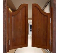 Elegante divisorio in legno marrone per porta del salone, 150 x 100 cm, divisorio per cucina, bar e ristorante, elegante separatore per interni con cerniera, perfetto per la decorazione della casa