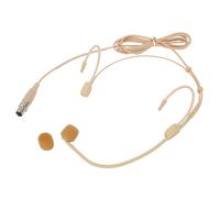 Elegante e attraente doppio gancio auricolare microfono in elegante tonalità be