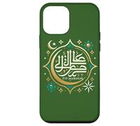 Elegante e fresco islamico Eid Mubarak Musulmano Uomini Donne Bambini Regali Custodia per iPhone 12 mini