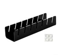 Elegante e funzionale base organizer per cappellini a sfera, realizzato in acrilico, può contenere fino a sette cappelli (nero, 1 confezione)