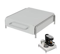 Elegante e funzionale mensola per macchina da caffè con cassetto portaoggetti per migliorare la tua esperienza in cucina (S)